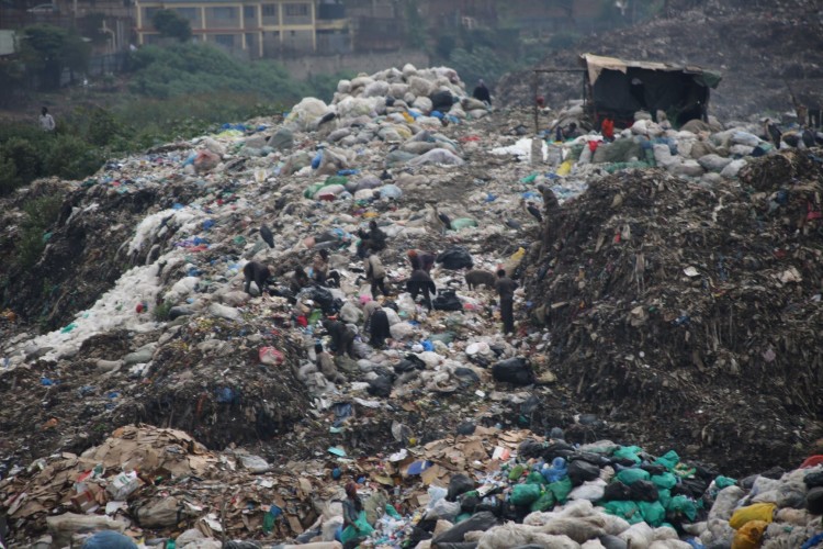 People scavenge Dandora dumpsite