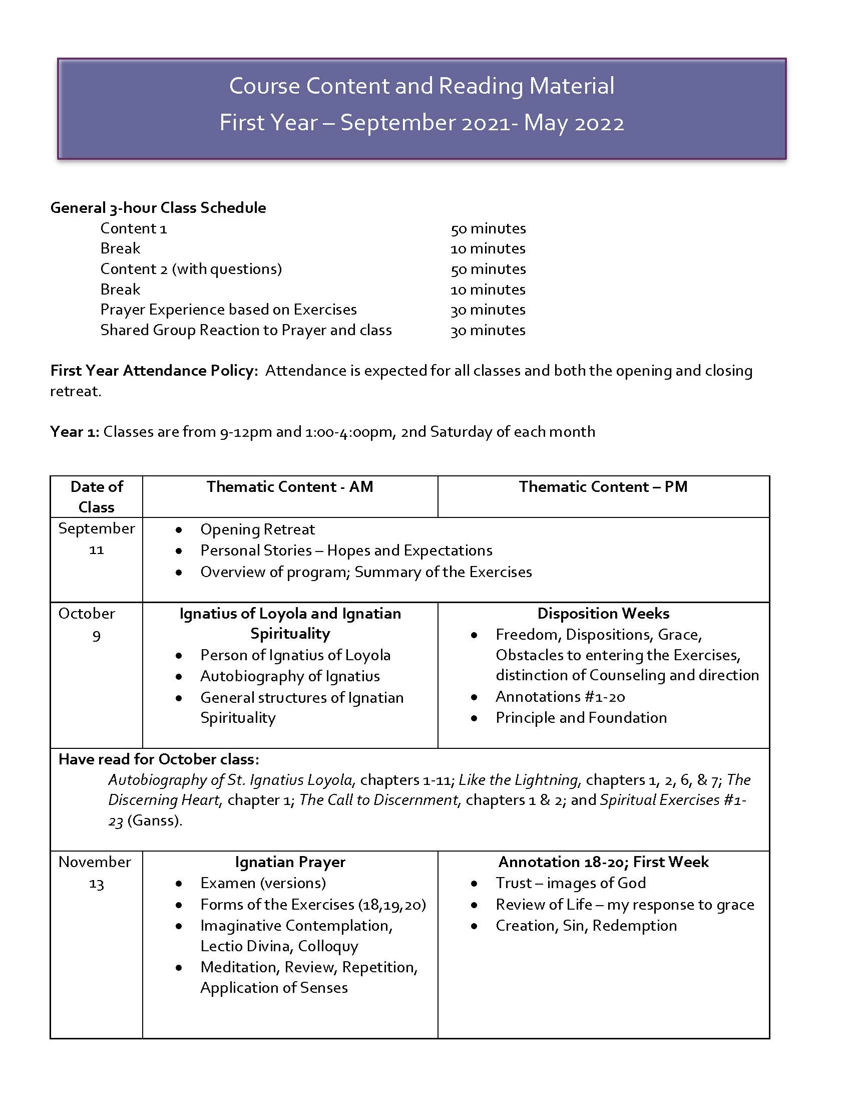 gte year one curriculum page 1