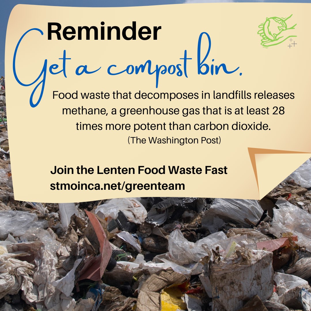 reminder to get a compost bin